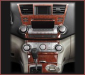 Copper Sunset Woodgrain Dash Applique